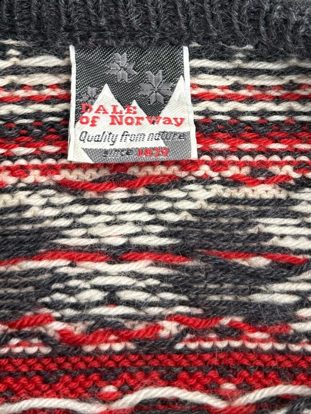 Dale of Norway Wool Cardigan Button Sweater  large - Picture 8 of 14